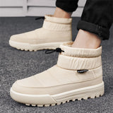 Padded Thickened Snow Boots Anti-slip Casual Men's Shoes Lightweight Cotton MartLion   