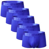 5Pcs/lot Men's Underwear Boxers Modal Boxers Boxer Homme Panties MartLion 445-blue5PCS L 