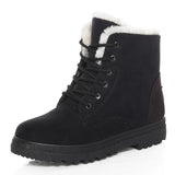 Women's Boots Winter Boots With Snow Boots Bota Platform Booties For Women Winter Shoes MartLion black 36 