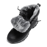 Super Warm Winter Boots With Fur Outdoor Snow Men Boots Snow Antiskid Waterproof Boots Men Shoes MartLion   