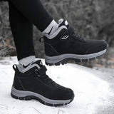 Women Boots Waterproof Snow Boots Warm Plush Winter Shoes Mid-calf Non-slip Winter Female MartLion   