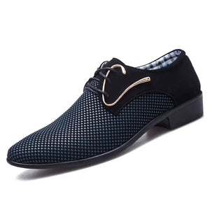 Men's Shoes Retro Classic Luxury Men's Wear-resistant Non Slip Footwear Anti-slip Black Zapatillas Hombre MartLion Blue 38 