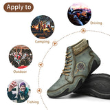 Men's Boots Casual Shoes Leather Autumn Winter Snow Outdoor Light Ankle Warm MartLion   