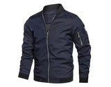 Men's Bomber Jacket Casual Lightweight Jacket For Men Sports Windbreaker Zip Up Coat with Pockets Clothing MartLion   