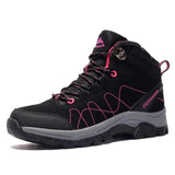 Men's Boots Couple Shoes High Top Women Outdoor Ankle Waterproof Sneakers Sport Hiking Hombre MartLion PURPLE 40 