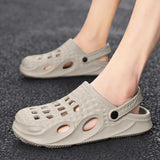  Outdoor Men's Shoes Retro Wear-Resistant Waterproof Summer Sandals Thick Bottom Rock Pattern Beach Slipper MartLion - Mart Lion