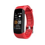 Original Fitness Smart Watch Heart Rate Monitor Weather Clock Band Sport Waterproof Smartwatch Men's Women iPhone Android 2023 MartLion Red  