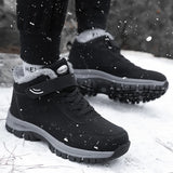 Winter Men Boots Women Leather Waterproof Sneakers Man Casual Shoes MartLion   