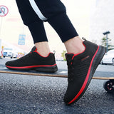 Men's Running Walking Knit Shoes Casual Sneakers Breathable Sport Athletic Gym Lightweight Sneakers Casual MartLion   