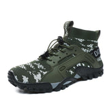 Men's Casual Sneakers Army Green Tennis Hiking Shoes Spring Sporting Camouflage Running MartLion Camouflage 38 
