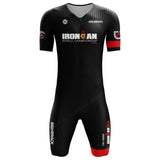 Summer Men's Short Sleeve Triathlon Race Suit Tri Sets Pro Team Cycling, Running, Swimming Jumpsuit Quick Dry Breathable Skinsuit MartLion 3 XXS 