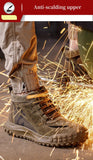 Men's Work Safety Boots Anti-smash Anti-puncture Steel Toe Work Shoes Indestructible Non-slip Protective MartLion   