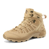 Men's Outdoor Military Combat Tactical Army Winter Shoes Desert Ankle Boots Work Safety MartLion Beige 47 