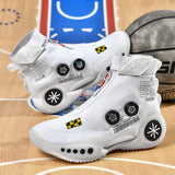 Men's Basketball Shoes Kids Women Breathable Oudoor High-top Sock Basket Design Sneakers Walking Sports Mart Lion   