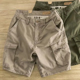 Cargo Shorts Men Khaki Jogger Multi-Pocket Military Cargo Shorts Men Casual Loose Shorts Male MartLion   