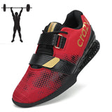 Hot Professional Weightlifting Shoes Men's and Women's General Fitness Non Slip Squatting Weightlifting Training MartLion   