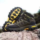 Super Warm Winter Hiking Shoes With Fur Waterproof Outdoor Hiking Boots Man Sneakers Antiskid Trekking Shoes MartLion   
