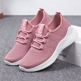 Casual Women's Sneakers Shoes Breathable Round Toe Platform Flats Ladies Running sports Luxury Flat MartLion   