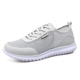 Breathable Outdoor Mesh Light Sneakers Men's Casual Shoes Casual Casual Footwear MartLion qian Grey 38 
