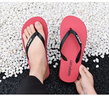 Men's flip flops for summer wear, outdoor daily anti slip splint flip flops for men's beach shoes MartLion