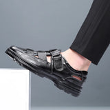 Men Soft Sandals Men Summer Shoes Leather Sandals Sandals Men Roman Breathable MartLion   