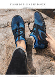 Hiking Shoes Men's Non Slip Breathable Trekking Outdoor Mountain Climbing Waterproof Fast Mart Lion   