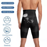  Men's Tummy Control Shorts High Waist Slimming Shapewear Abdomen Belly Flat Body Shaper Leg Underwear Compression Briefs Boxer MartLion - Mart Lion