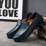 Men's Handmade Flats Loafers Leather Shoes Casual Moccasins Breathable Sneakers Driving Comfort Mart Lion   