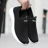 Shoes for Men Slip on Casual Breathable Mesh Outdoor Non Slip Lazy Shoes Lightweight  Men Shoes MartLion   