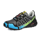 Men's Hiking Shoes Outdoor Leisure Sports Shoes Mountain Cycling Sports Shoes Comfortable Waterproof Outdoor Hiking Shoes MartLion green 39 CHINA