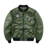 77City Killer Spring Autumn Men's Bomber Jacket Parka Military Trench Coat Outdoor Windproof Sports Jacket Chaquetas Hombre MartLion 8902 ArmyGreen S 