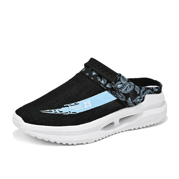 Lightweight Half Slippers Outdoor Breathable Sandals Non-slip Casual Shoes Men's Walking Footwear MartLion black 39 