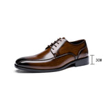 Men's Dress Shoes Spring Leather Formal Shoes Classic Wedding Sytle Groomsman MartLion   