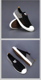 Spring Mixed-colors Men's Canvas Shoes Breathable Flat Vulcanized Lace-up Casual Espadrille MartLion   