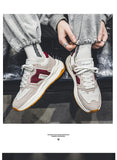 Retro Platform Sneakers Casual Men's Flat Lace-up Low Athletic Shoes Zapatillas De Hombre MartLion   