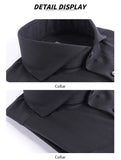 winter Windsor collar French shirt men business work office long sleeve striped shirt MartLion   