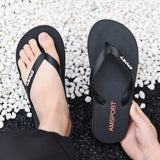 Men's flip flops for summer wear, outdoor daily anti slip splint flip flops for men's beach shoes MartLion