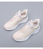 Women's Sports Shoes High Elastic Popcorn Soft Sole Breathable Running Student Tennis Player Elegant Casual Hiking Mart Lion   