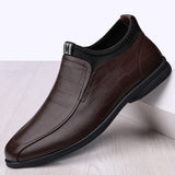 Mid-top Genuine leather Men's shoes Keep Warm Dress Winter With Fur Elegant Sapato Social Masculino Mart Lion   