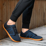 Men's Minimalist Barefoot Sneakers Wide Fit Zero Drop Sole Optimal Relaxation Cross Trainer Barefoot Shoes Wide Toe Box MartLion   