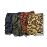 Camouflage Tactical Cargo Shorts Men Khaki Jogger Military Cargo Shorts Men Cotton Casual Loose Camo Men Shorts MartLion   