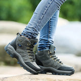  Winter Men's Women Ankle Boots Outdoor Mountaineering Tactical Shoes Anti-skid Classic Walking Hiking MartLion - Mart Lion