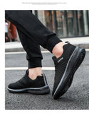 Men's Casual Shoes Lac-up Shoes Lightweight Breathable Walking Sneakers Hombre MartLion   