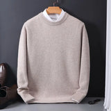 Sweater O-neck Pullovers Men's Loose Knitted Bottom Shirt Autumn Winter Korean Casual Men's Top MartLion   