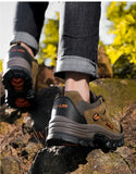 Outdoor Men's Sneaker Winter Couples Casual Shoes Mountaineering Shoes Men's Leather Walking Shoes Large Footwear MartLion