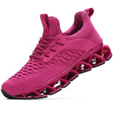 Women's Slip on Walking Running Shoes Blade Tennis Casual Sneakers Comfort Non Slip Work Sport Athletic Trainer… MartLion Bright Purple 6 