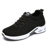 Causal Sneakers Women Summer Shoes Woman Mesh Breathable Lace Up Sports Shoes for Women Platform Walking Designer Shoes MartLion black 36