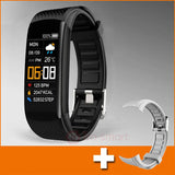 Sport Smart Watch Women Men's Smartwatch Bracelet Smart Clock  For Android IOS Ladies Male Fitness Tracker Trosmart Brand C5S MartLion add white strap  