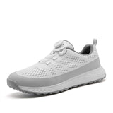 Golf Shoes Breathable Golf Wears Men's Light Weight Gym Sneakers Anti Slip Walking Mart Lion   