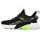 Men's Sneakers Casual Running Shoes Lightweight Breathable De Hombre MartLion Black 43 